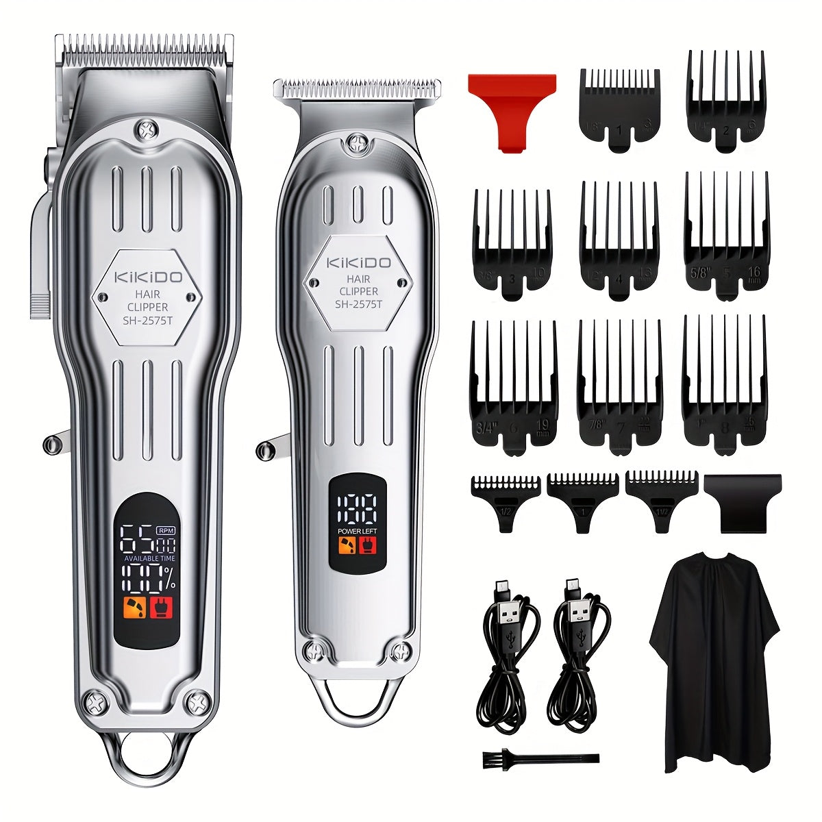 KIKIDO 2-in-1 Men's Hair Clipper Set KK-2575T Rechargeable