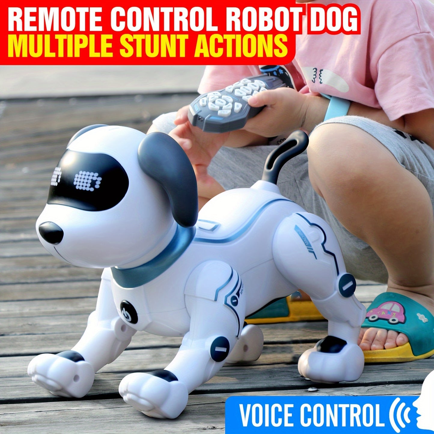 Robot Dog Toy for Kids, Smart Dancing RC Puppy Gift