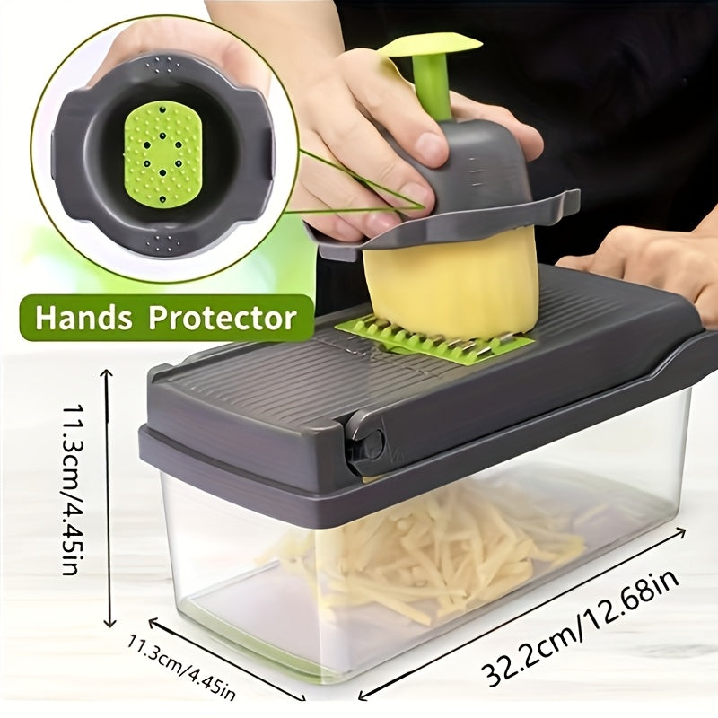 Veggie Chopper 15 In 1 Multi-Function Vegetable Slicer Dicer