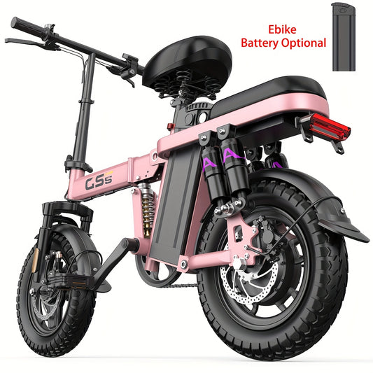 740W Foldable Ebike for Adults 20MPH Max Speed 14 Inch Tire