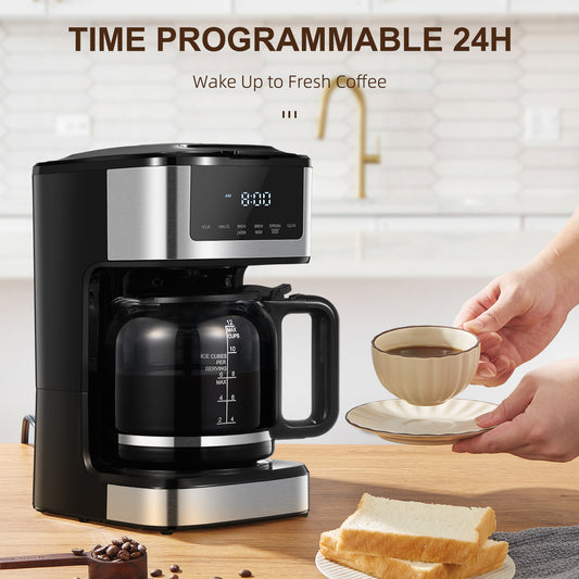 Reemix Programmable Coffee Maker 12 Cup Touch Screen Iced Coffee