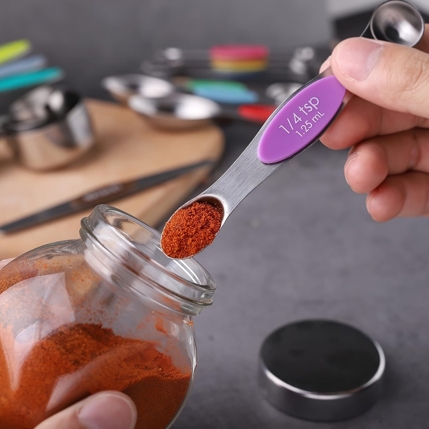 Colorful Measuring Cups Set 8/17pcs Stainless Steel Baking Tools