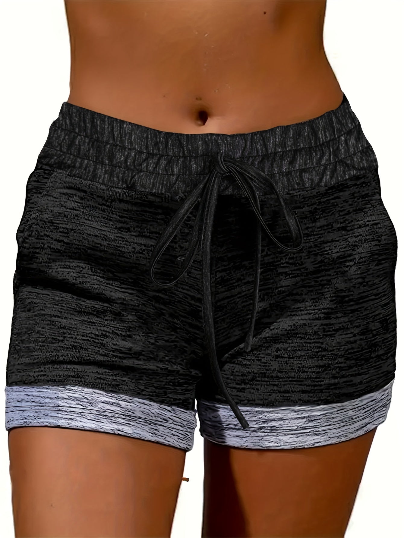 High Waist Shorts Casual High Waist Drawstring Waist Shorts