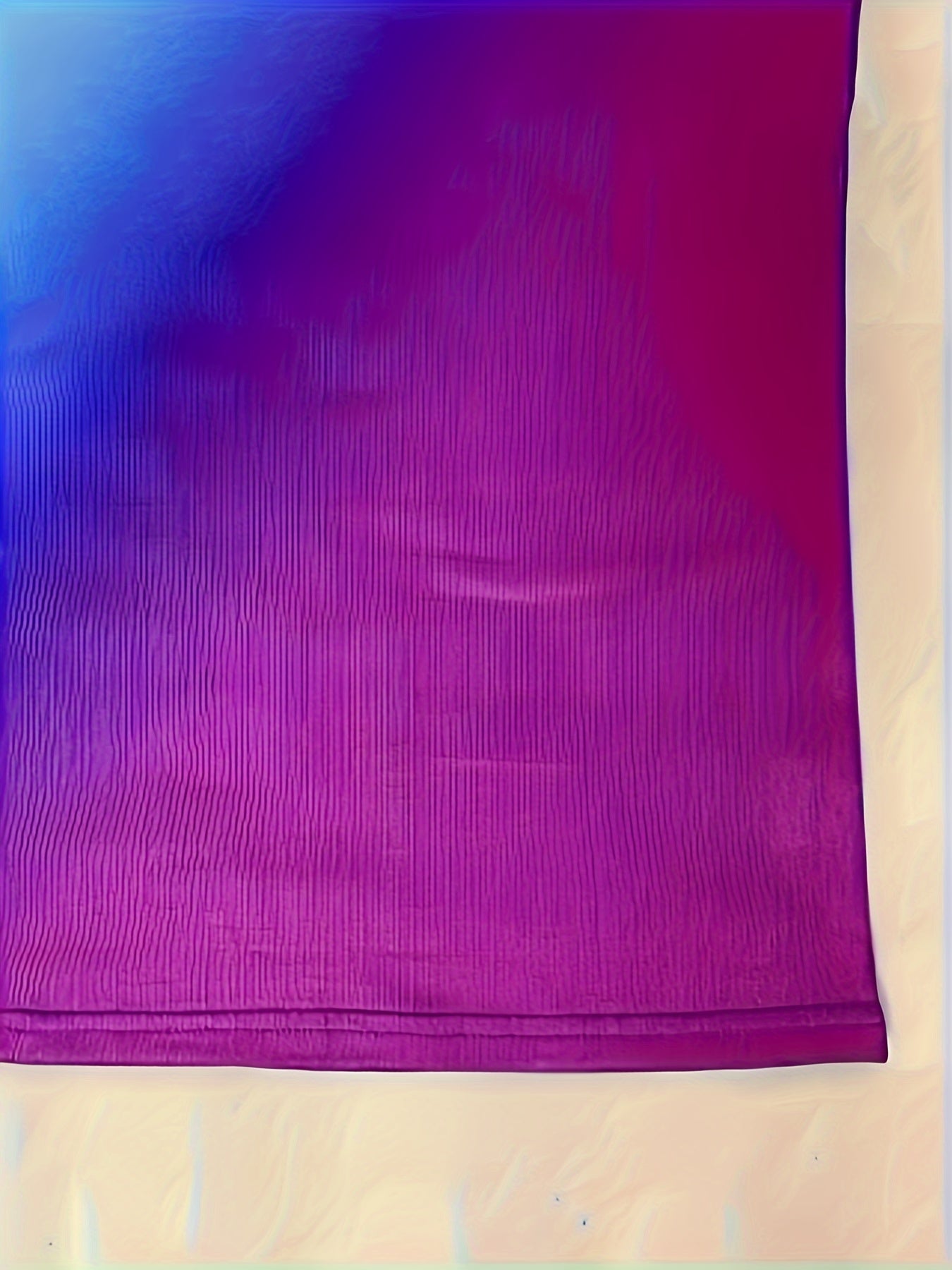 Vibrant Ombre Notched Neck Tank Top for Spring and Summer Wear