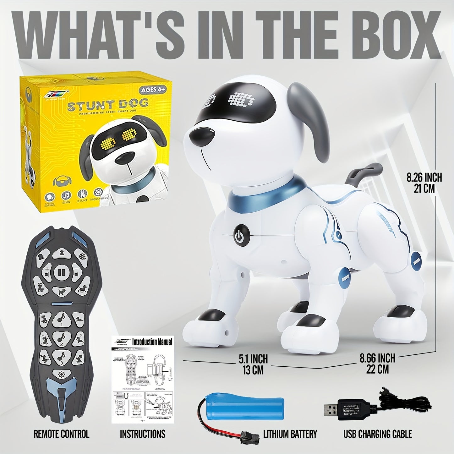 Robot Dog Toy for Kids, Smart Dancing RC Puppy Gift