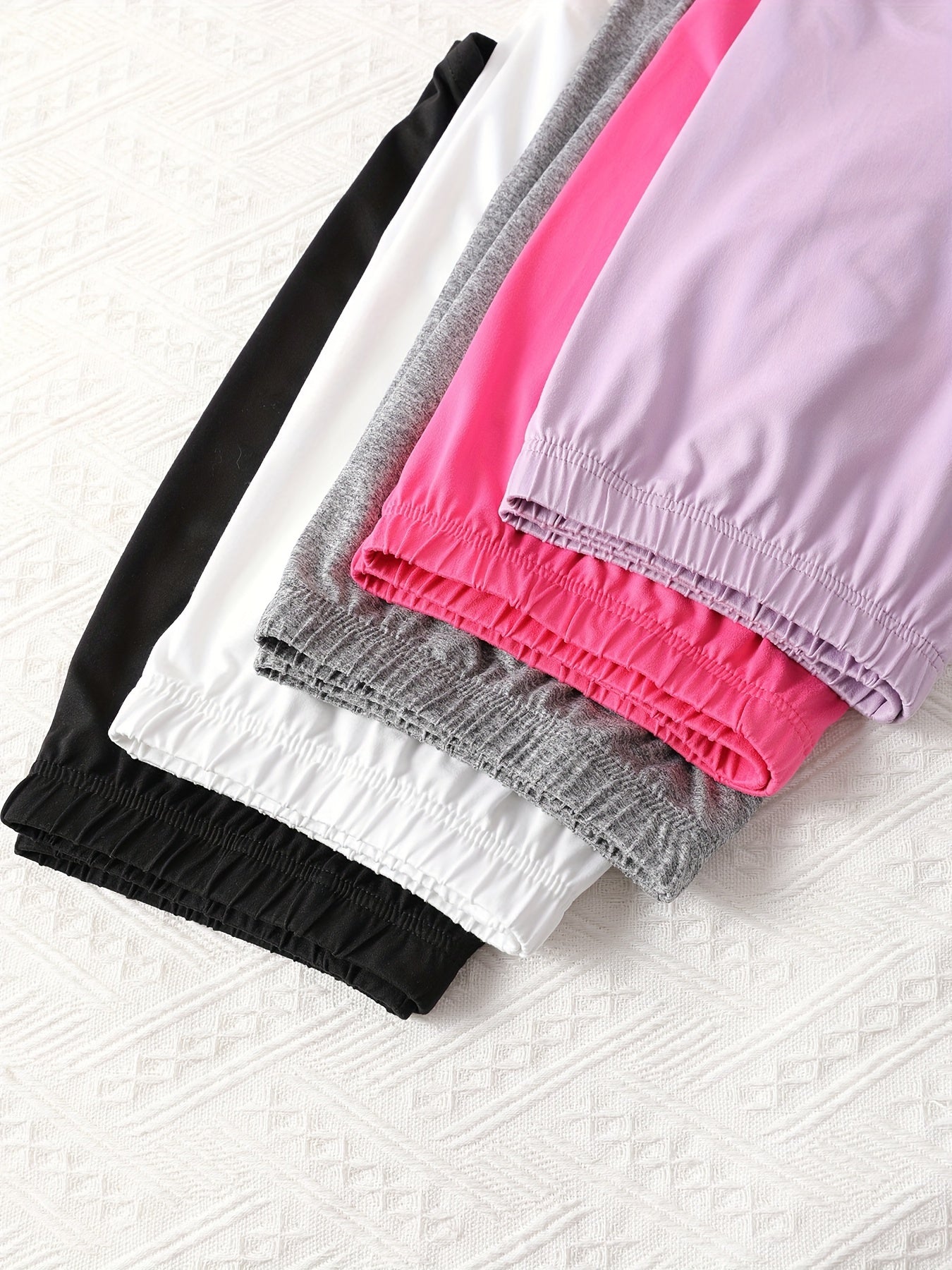 5pcs Women's Plus Casual Lounge Shorts Plus Size Home Wear