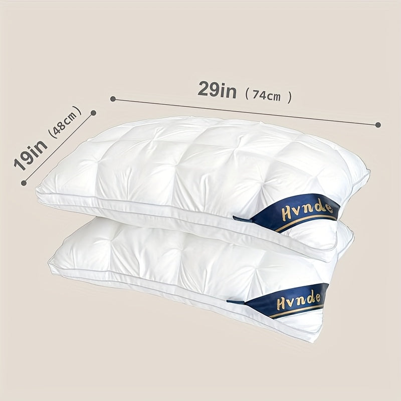 4pcs Queen-Sized Luxury Hotel Quality Bed Pillows For Sleeping