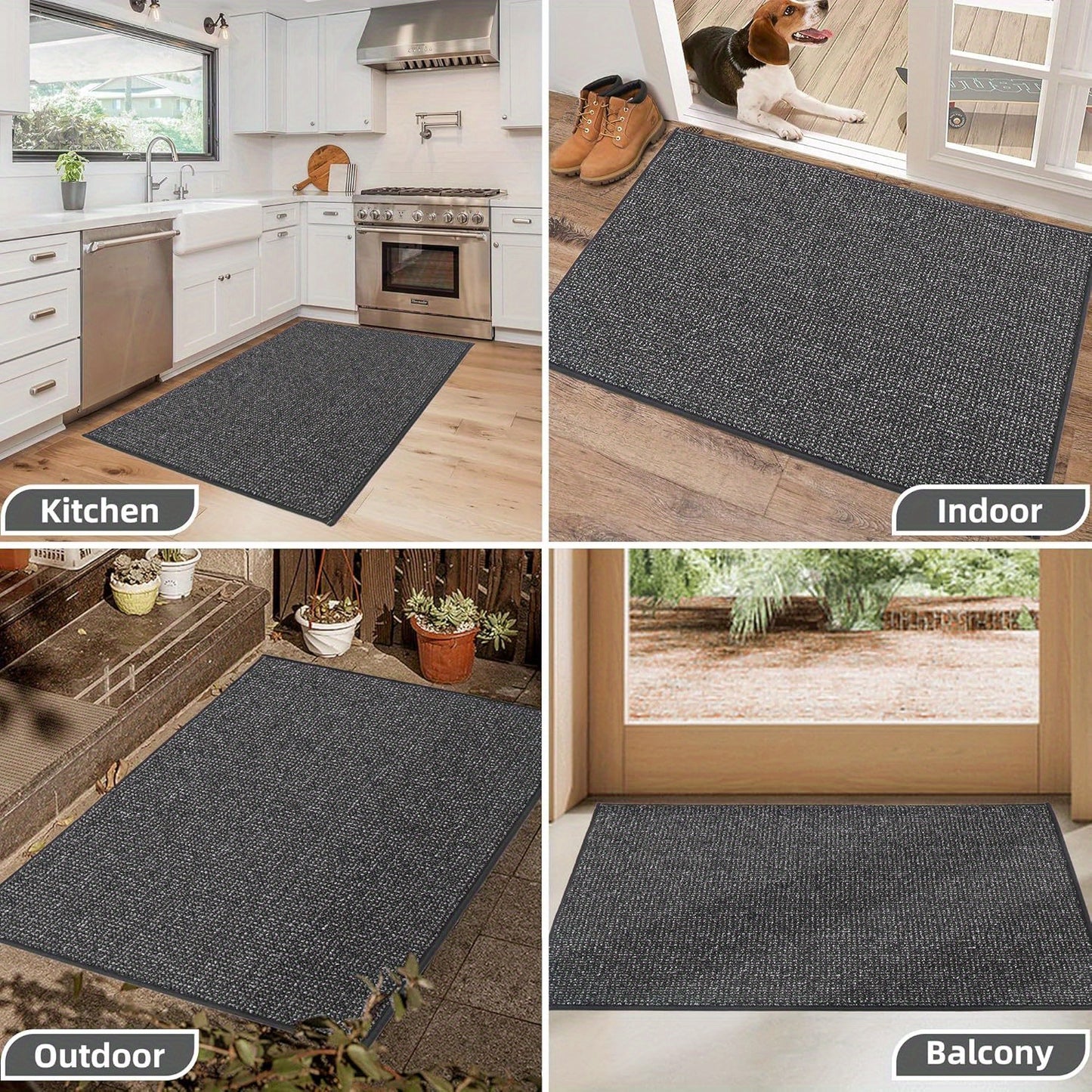 Area Mat with Anti Slip Plastic Bottom Luxury Velvet Mat for Living Room Bedroom Entrance Soft Comfortable Indoor Outdoor