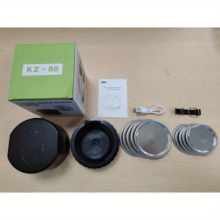 Intelligent Mason Jar Vacuum Sealer with Automatic Shut-Off
