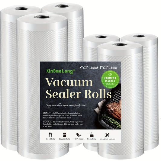 4/6/8pcs Vacuum Bags | Food Storage Bags Free Of BPA