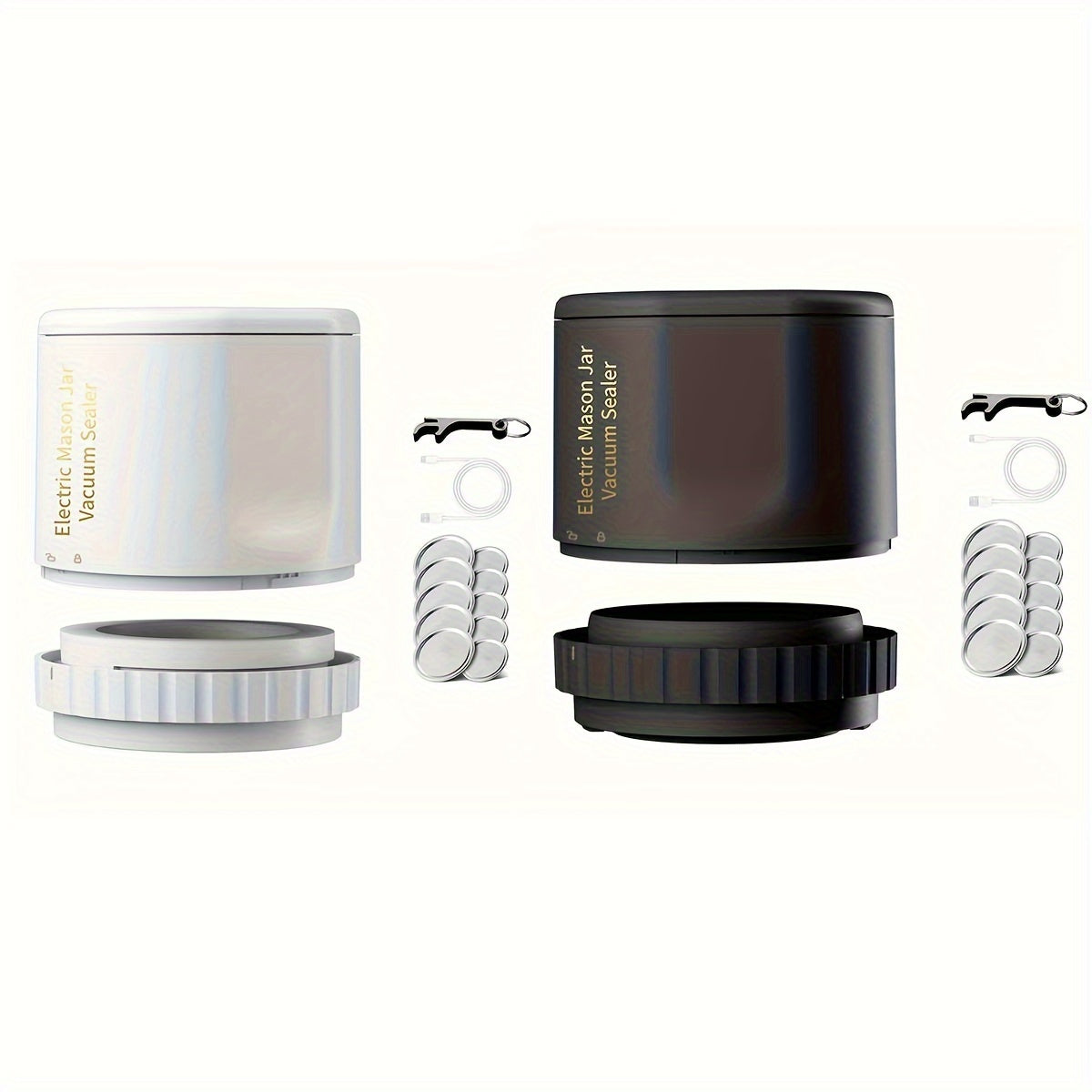 Intelligent Mason Jar Vacuum Sealer with Automatic Shut-Off