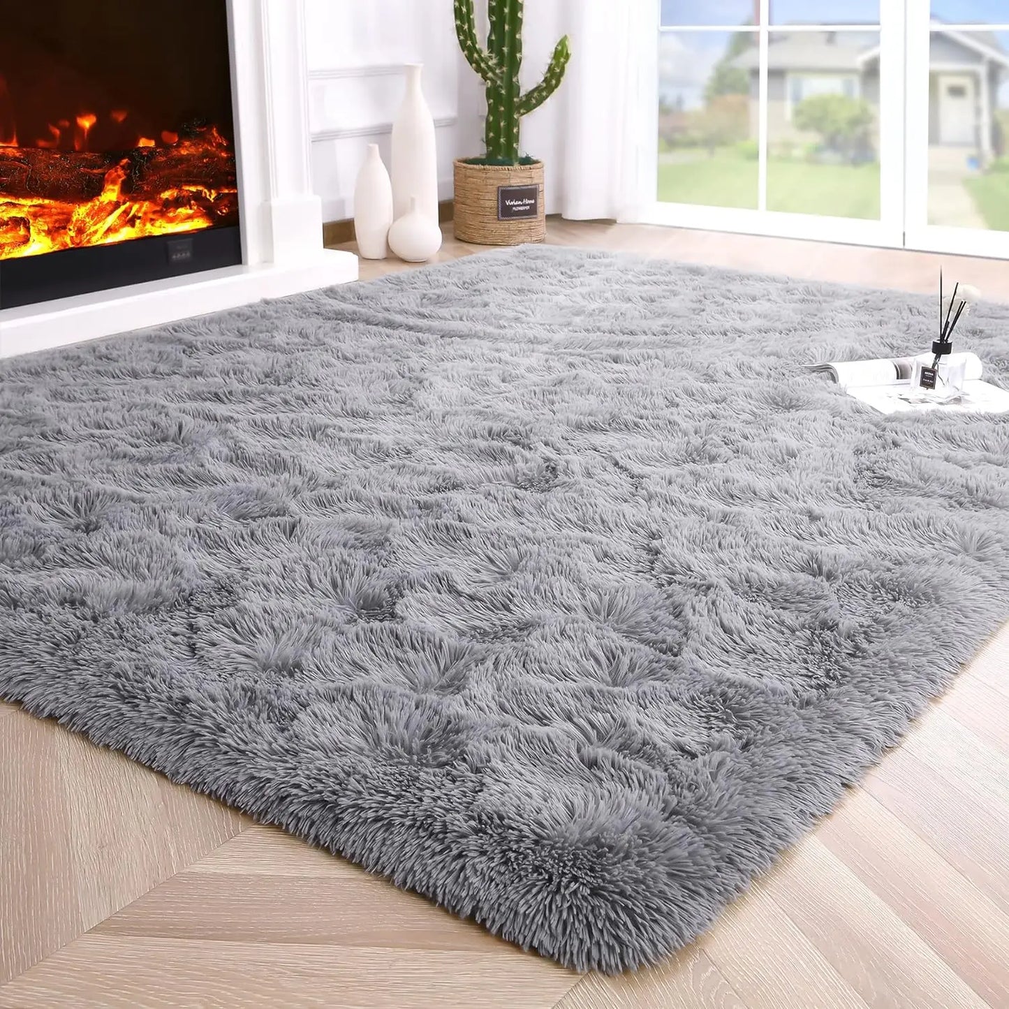Fluffy Rugs for Bedroom Fuzzy Area Rugs Non Slip Decor