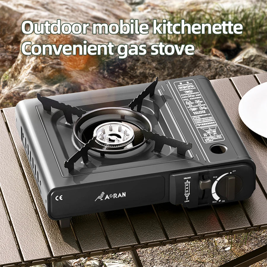 Household Outdoor Portable Card Stove for Camping Use