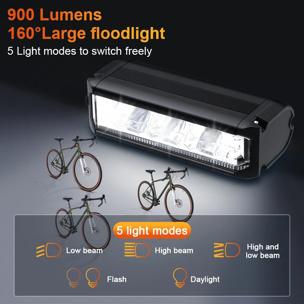 USB Rechargeable Bike Front Light for Night Riding/Cycling Safety Lamp