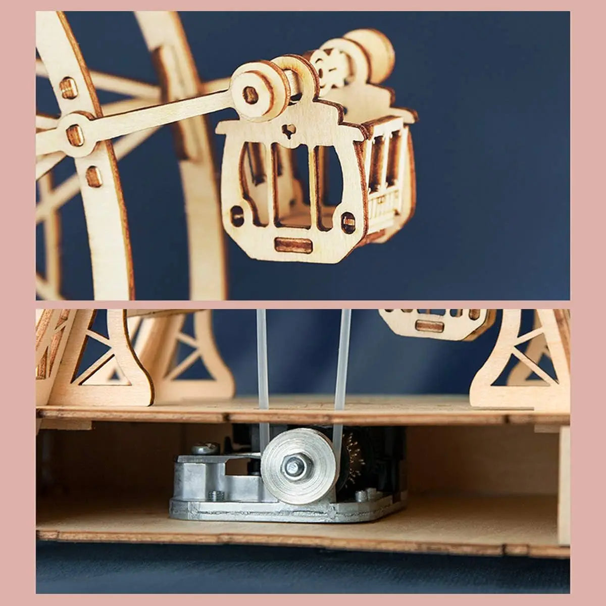 Robotime Rolife 3D Puzzle Ferris Wheel Music Box Model Kit