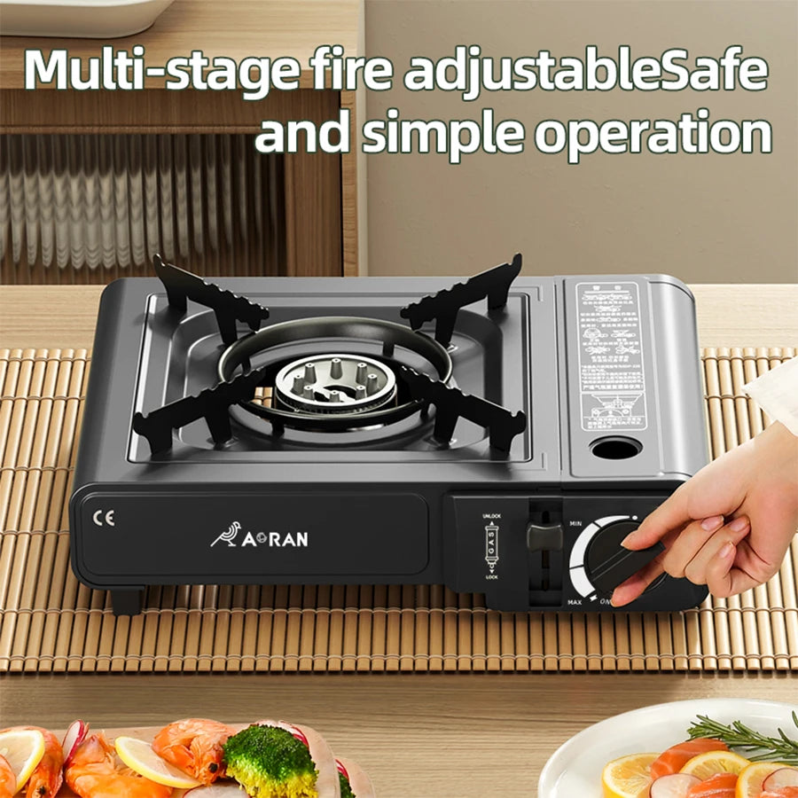 Household Outdoor Portable Card Stove for Camping Use