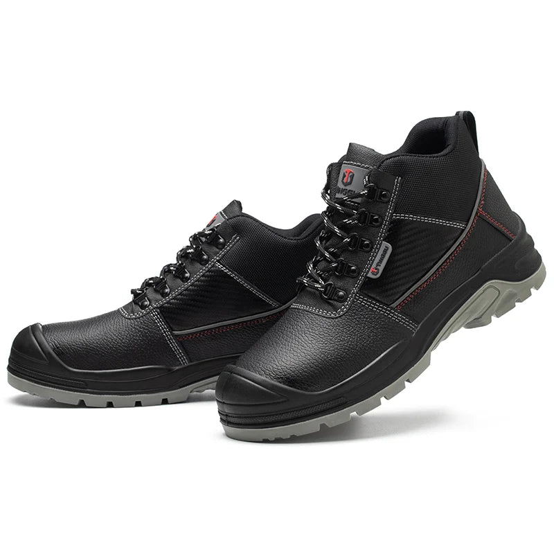 Safety Shoes Men Waterproof Work Boots Indestructible Steel Toe