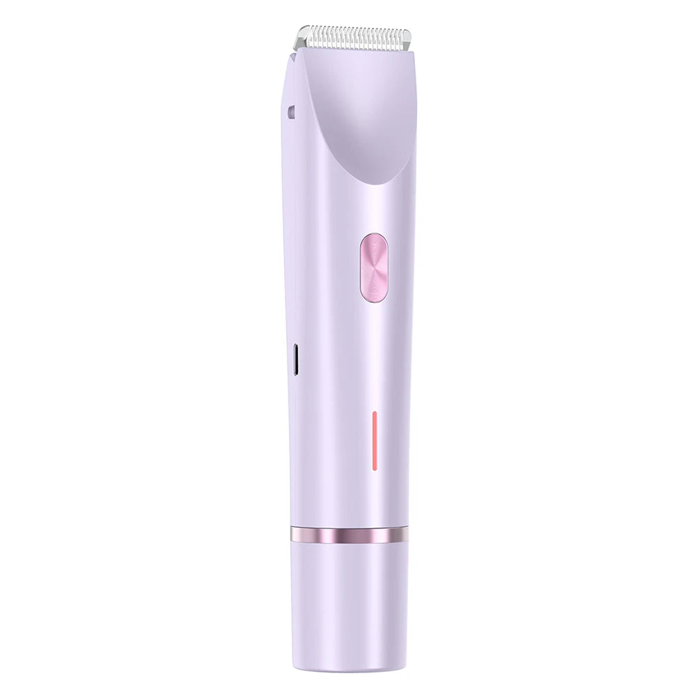 Women Electric Razors 2 in 1 Dual-Head Painless Trimmer