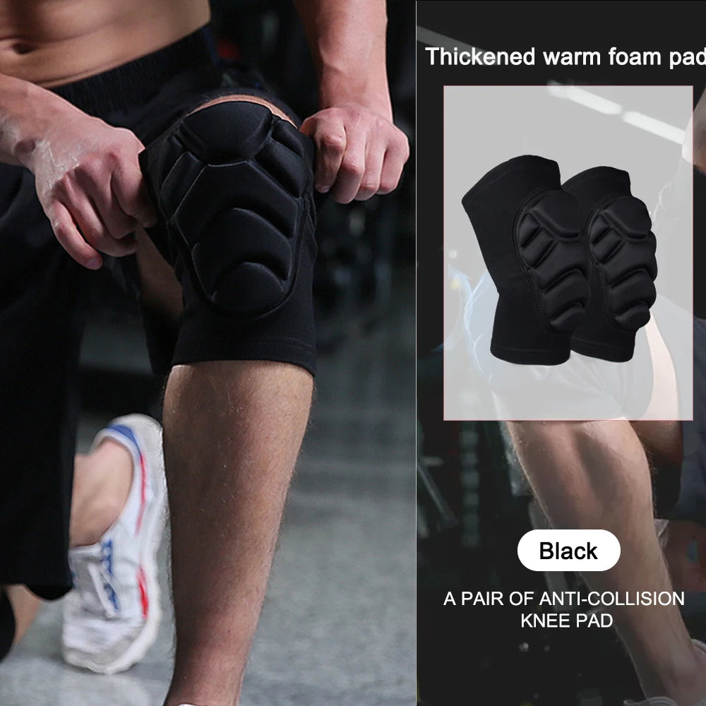 1Pair Knee and Elbow Pads,Thick Sponge Collisioned Knee and Support Sleeve pads