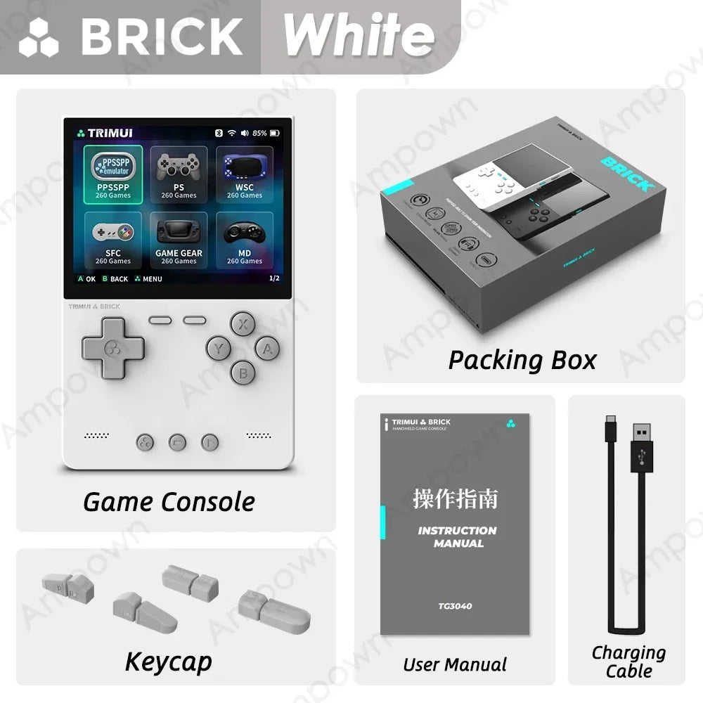 TRIMUI BRICK Handheld Game Console 3.2'' IPS Screen Trimui UI
