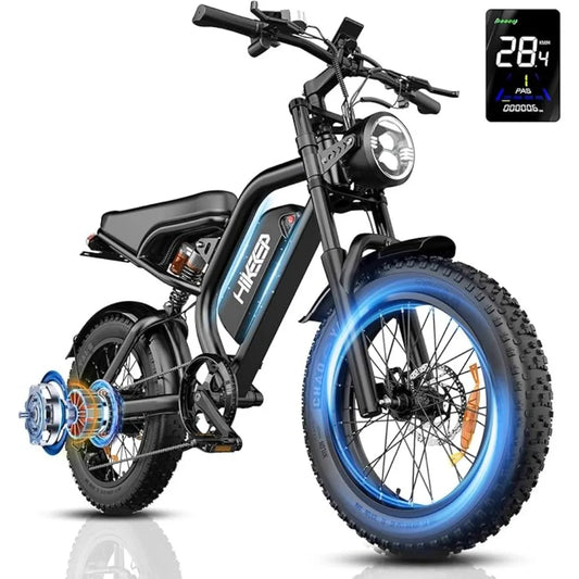 20 Inch Fat Tire Ebike with 1000W Motor 48V13Ah Battery
