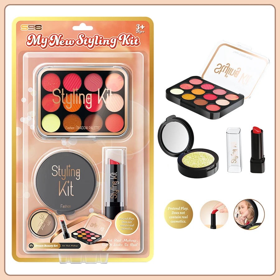 Girls Pretend Makeup Kit For Kids Aged 3 And Above