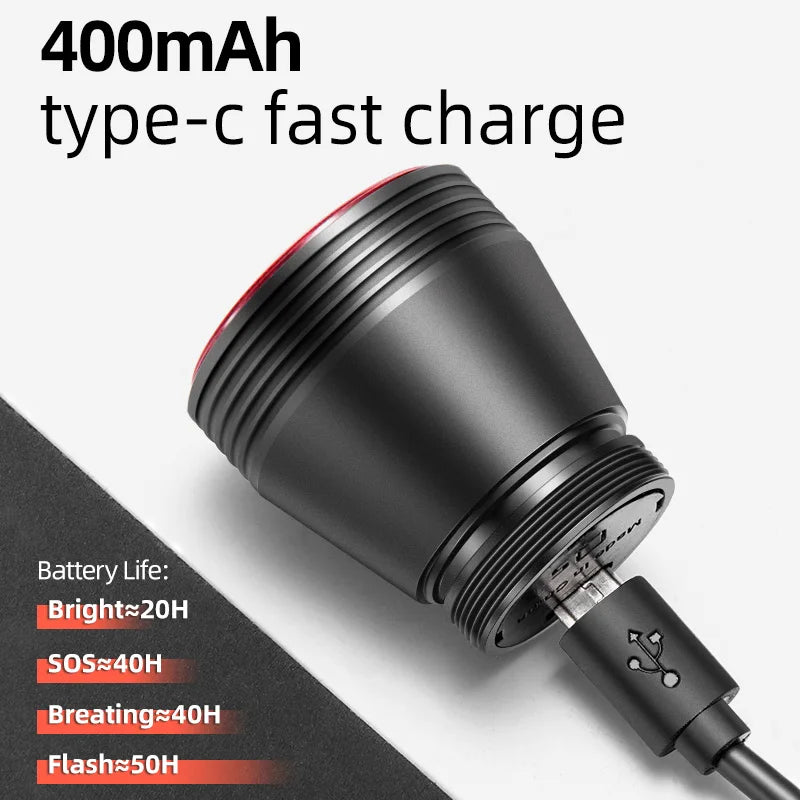 Bicycle Auto Brake Sensing Light Waterproof LED Charging Taillight Bike Rear Light Accessories