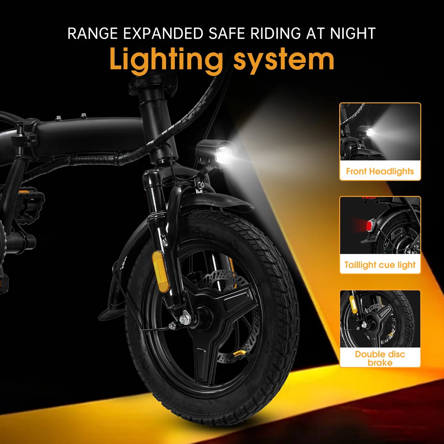 Folding Electric Bike for Adult With Basket 350W Lightweight Escooter