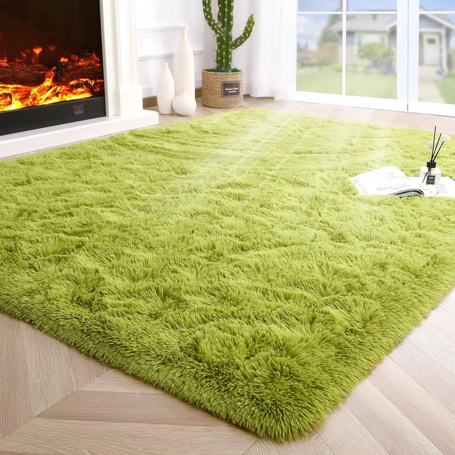 Fluffy Rugs for Bedroom Fuzzy Area Rugs Non Slip Decor