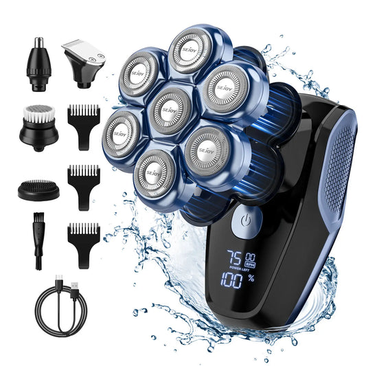 5 In 1 Electric Head Shaver For Bald Men Grooming Kit