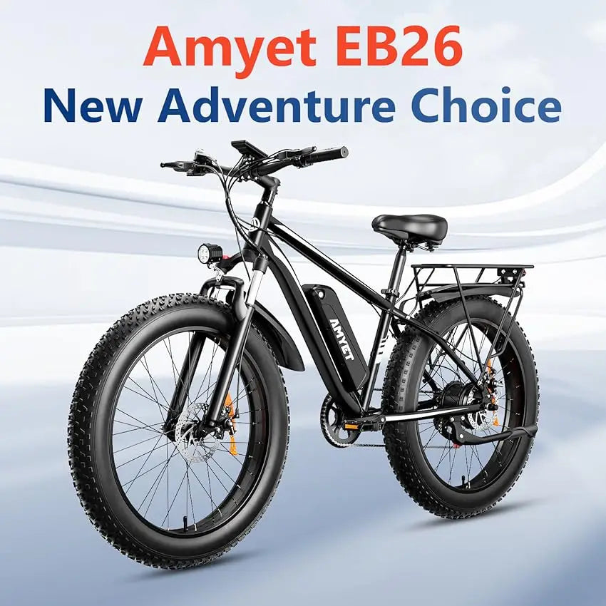 AMYET EB26 Electric Bike for Adults 1000W 26 Inch Fat Tire