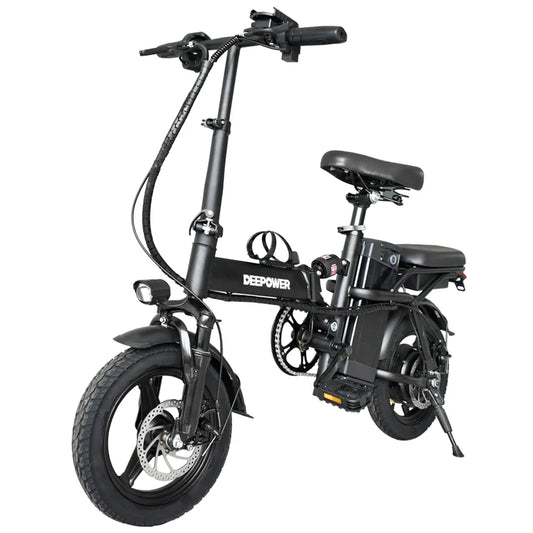 Electric Bike for Adults, 20 mph Folding Ebike, 14" Adults Electric Bicycles,3 Levels 2