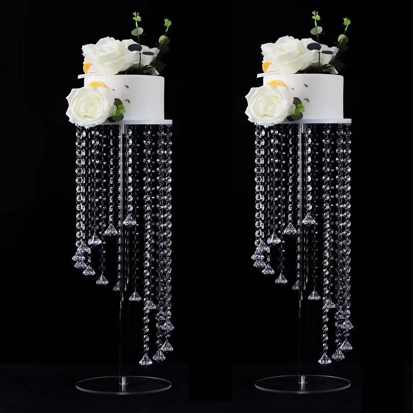 2/10 Pcs Acrylic Wedding Centerpieces Decoration Flower Vase