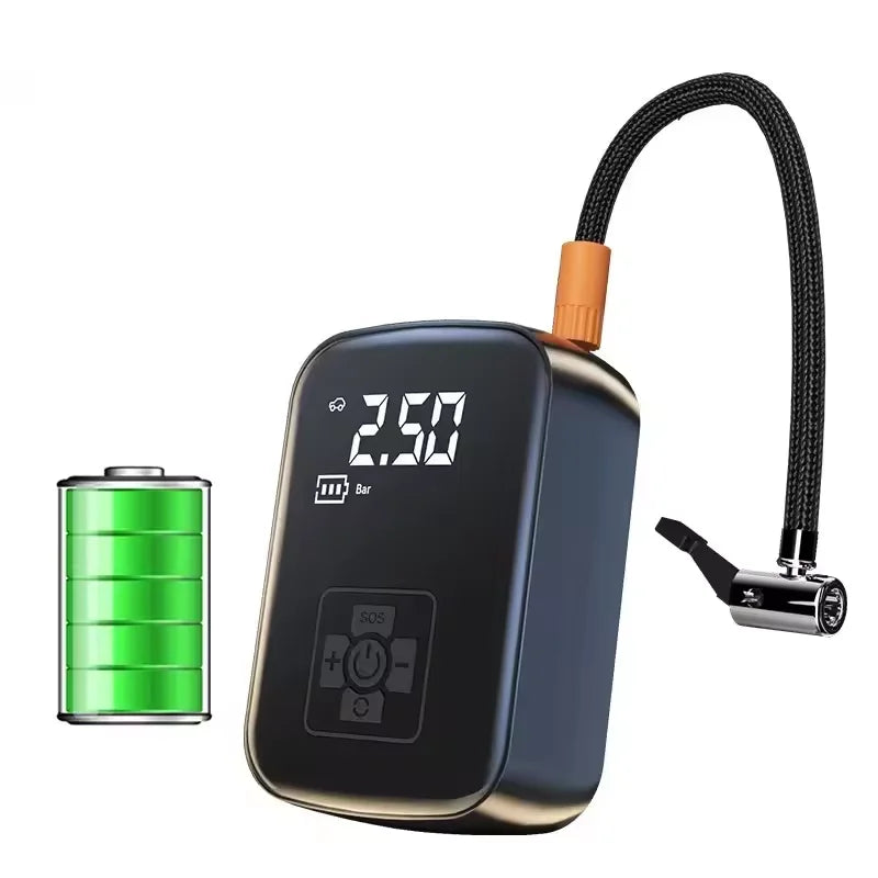 Portable Bicycle Pump 150 PSI Bike Manual Air Pump Balloon Tire Inflator Electric Tire Inflator