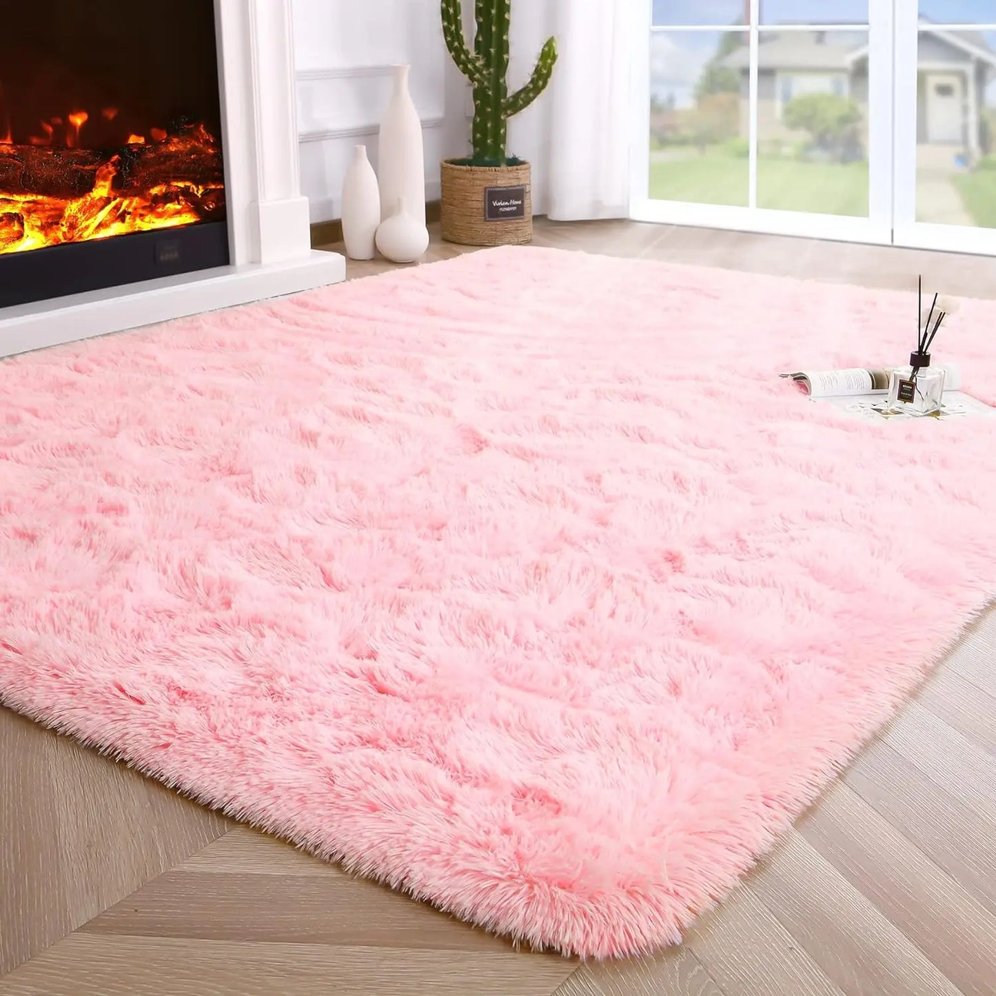 Fluffy Rugs for Bedroom Fuzzy Area Rugs Non Slip Decor