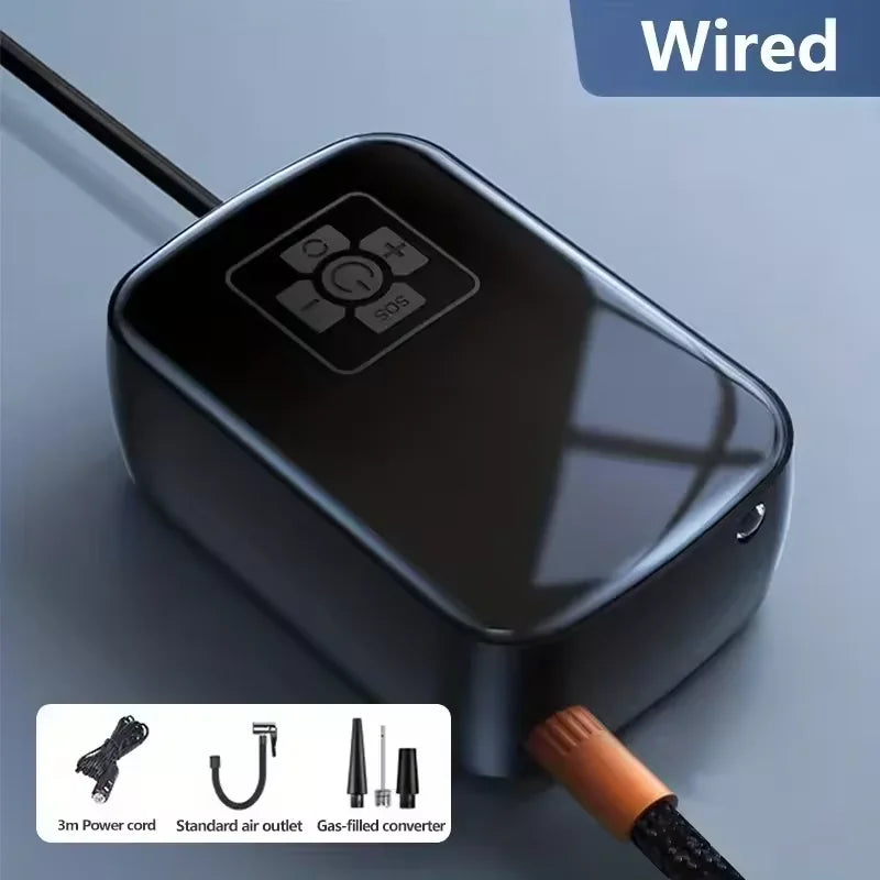 Portable Bicycle Pump 150 PSI Bike Manual Air Pump Balloon Tire Inflator Electric Tire Inflator