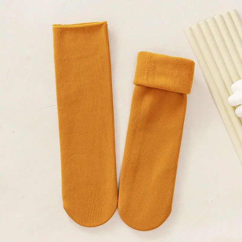 10 Pairs Fuzzy Print Socks Cute Lightweight Women's Hosiery