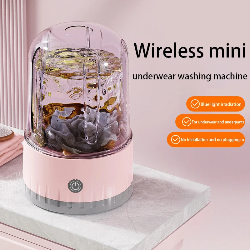 Mini Laundry Cup 1L Wireless Portable Washing Machine for Travel