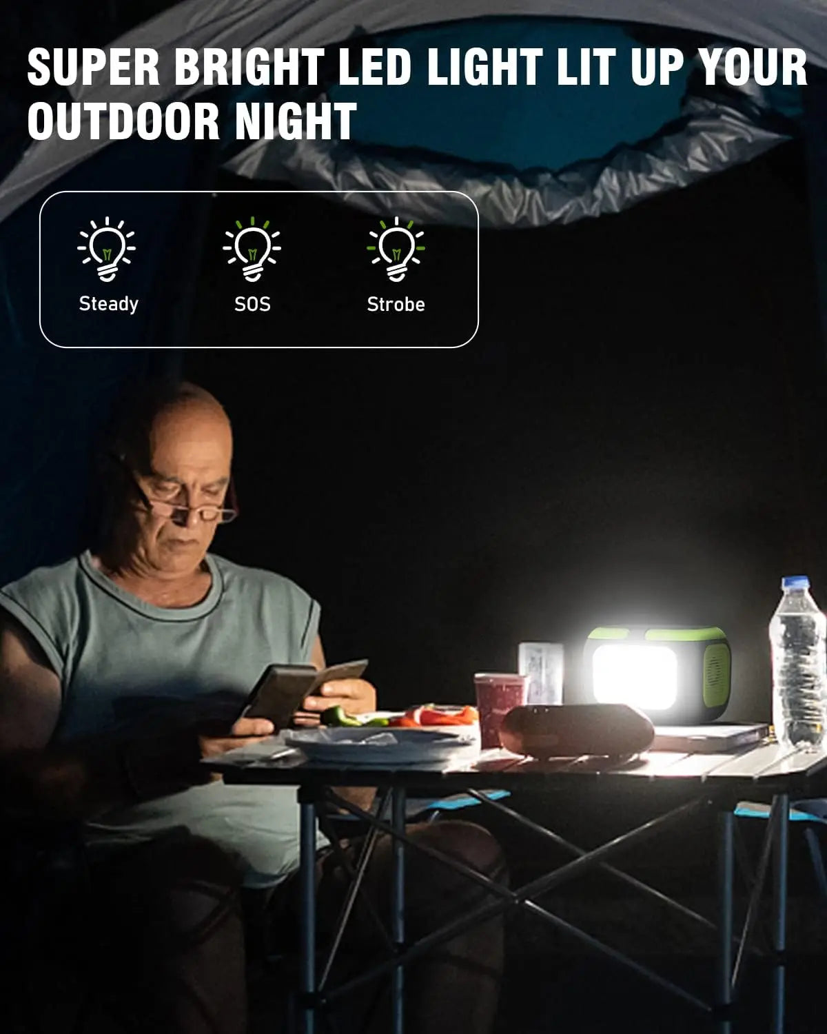 Portable Power Station Solar Generator Power Bank with AC Outlet 110V,, USB  for Outdoor Camping RV