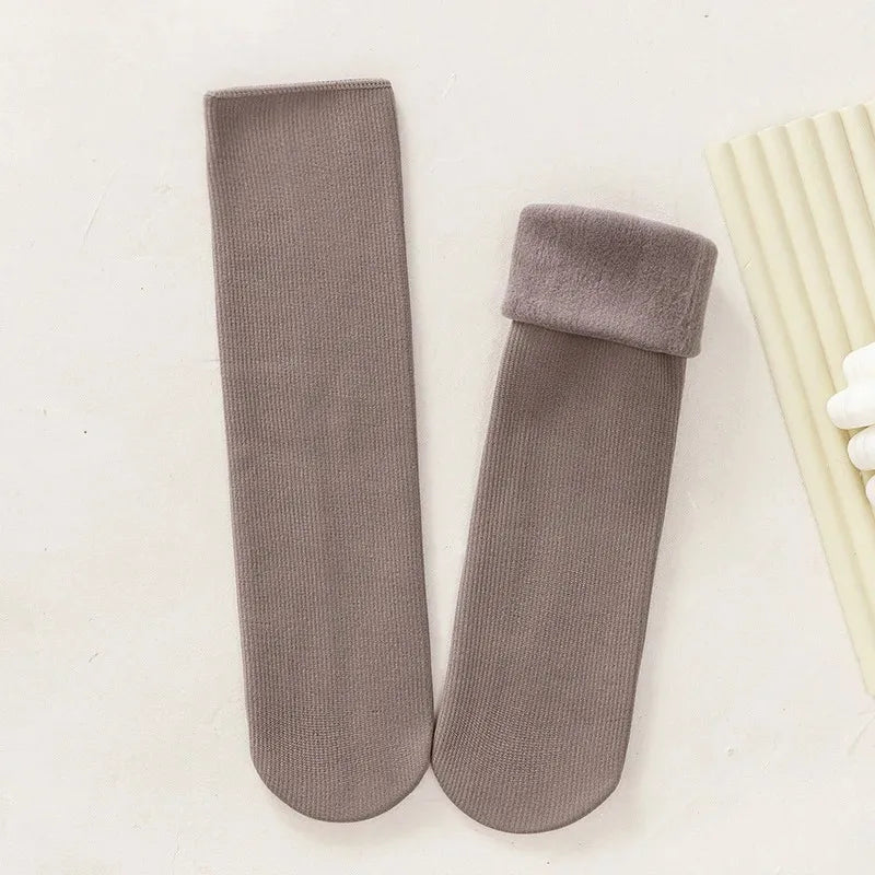 10 Pairs Fuzzy Print Socks Cute Lightweight Women's Hosiery