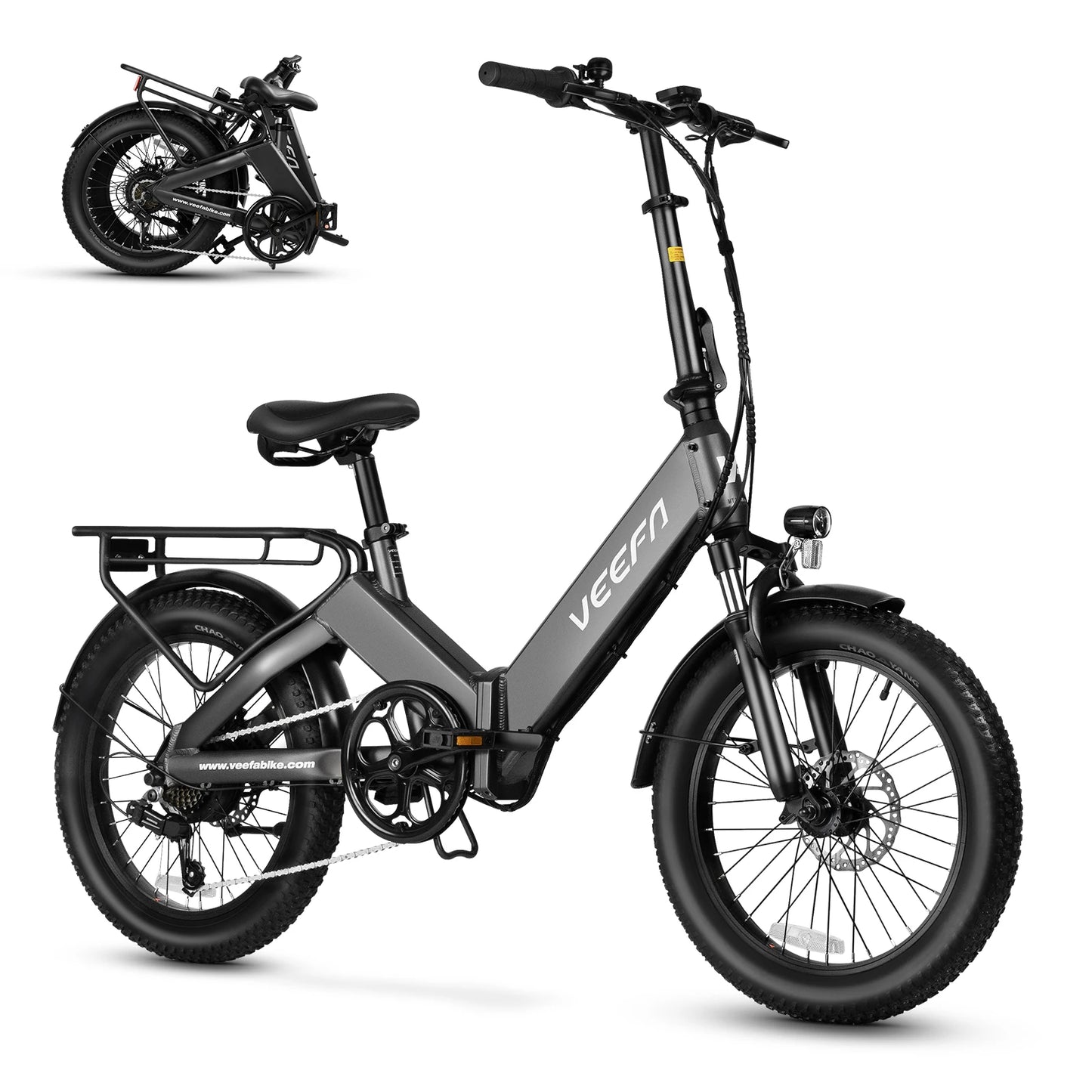 VEEFA F1 Electric Bike for Adults 750W 60 Miles Range