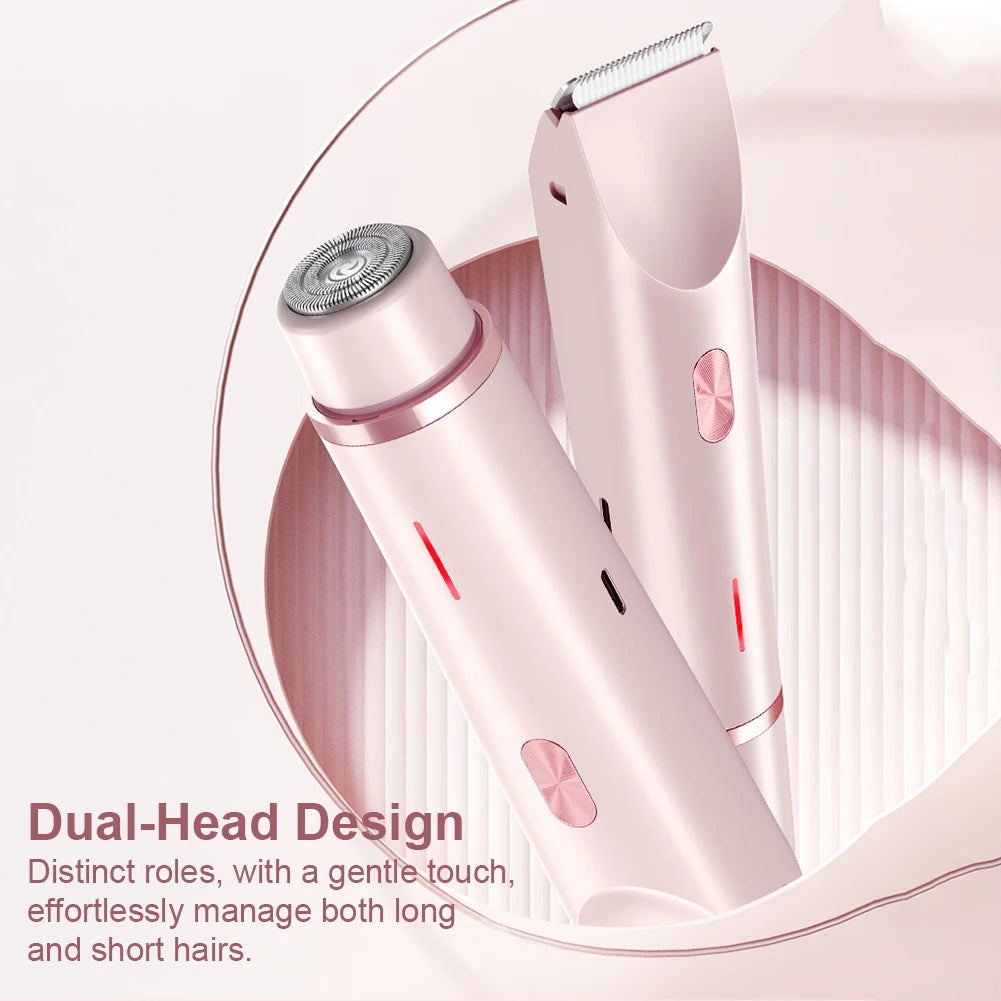 Electric Razors Bikini Trimmer for Women Waterproof Rechargeable Body Hair Epilator