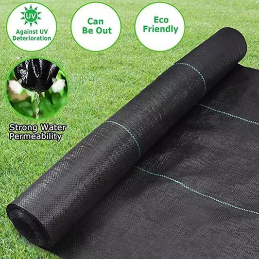 Anti Grass Cloth Farm-oriented Weed Barrier Mat Plastic Mulch Thicker Orchard Garden Weed Control