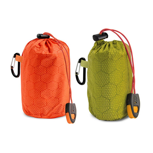 Emergency Sleeping Bag Portable Bivy Sack PE Aluminum Film Warm Windproof Waterproof Blanket