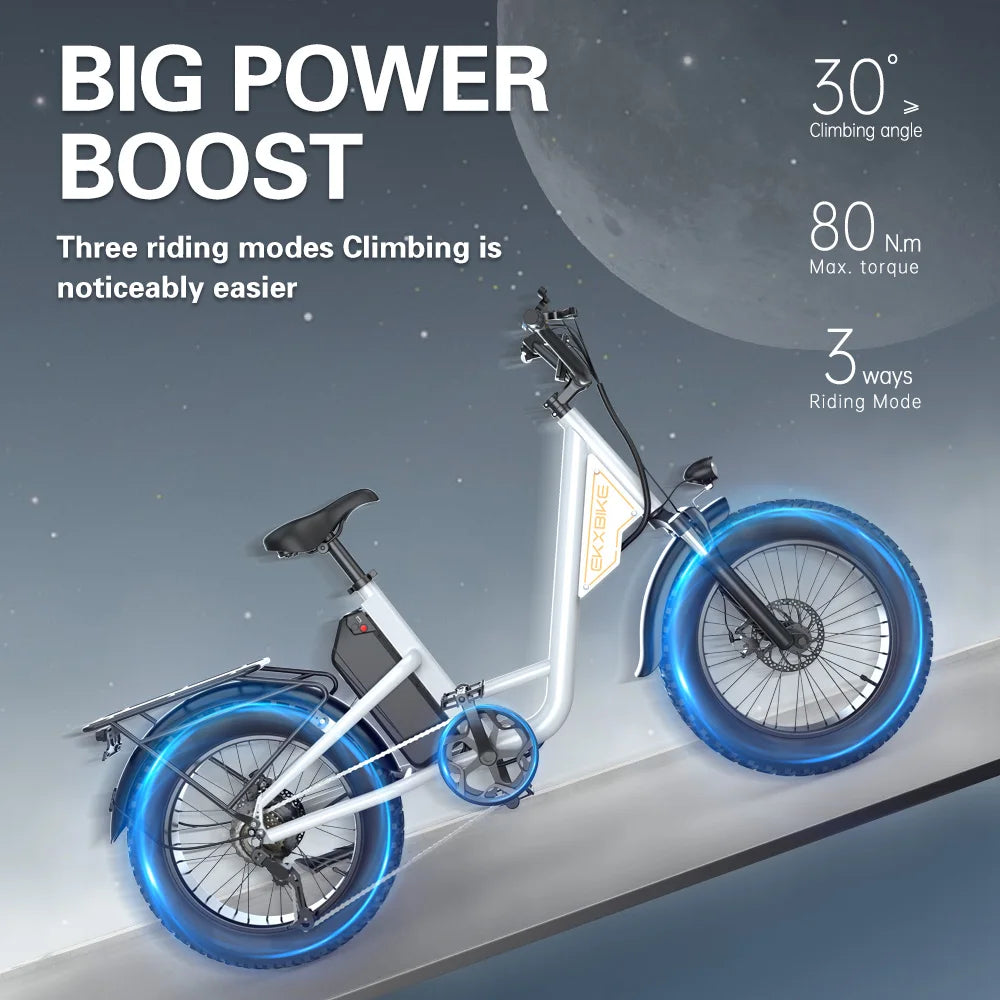 EKX L1 Adult Electric Bike 1000W Motor 34MPH 7 Speed Ebike