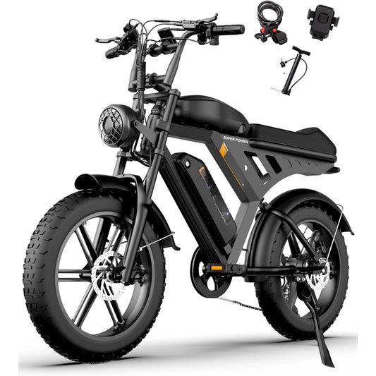 Electric Bike ,Up To 32MPH/28MPH 120/70 Miles,7 Speed Gear Hydraulic/Disc Brake , Motorcycle Bike