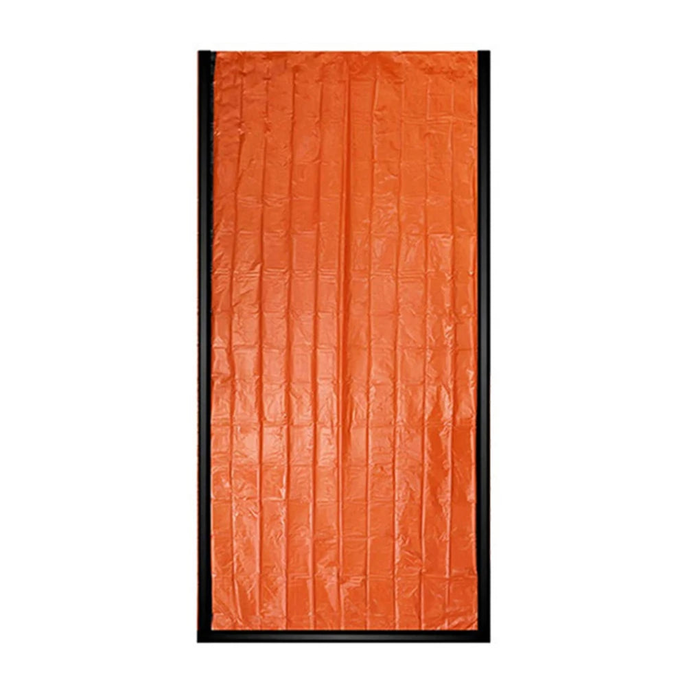 Emergency Sleeping Bag Portable Bivy Sack PE Aluminum Film Warm Windproof Waterproof Blanket