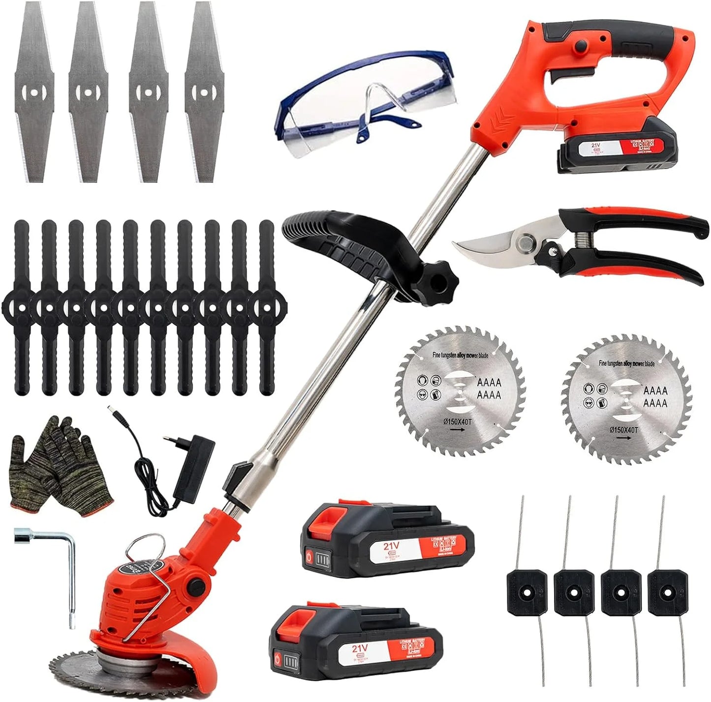 OUTIGO Cordless String Trimmer, Edger & Weed Trimmer