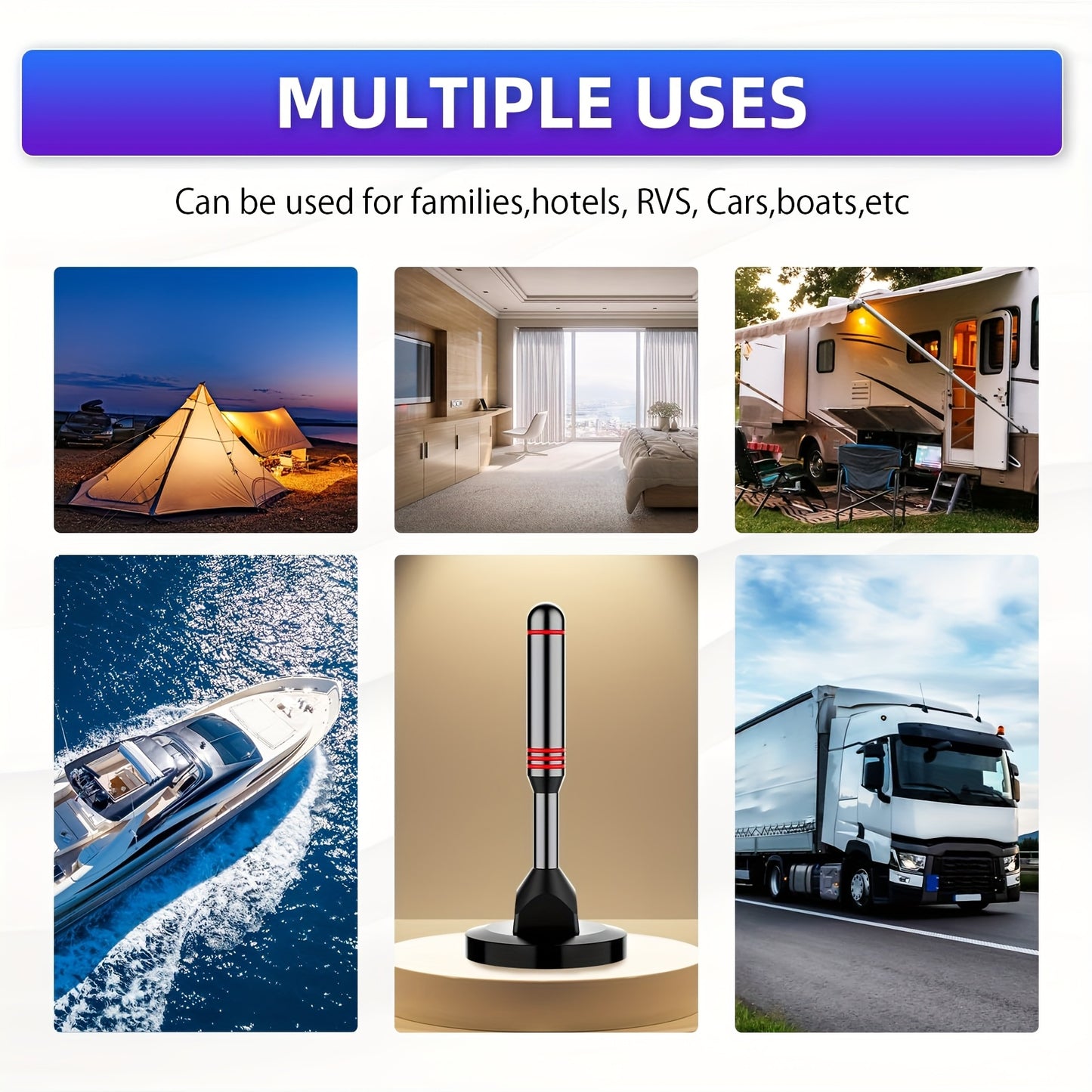 Digital TV Antenna For Smart TV Indoor 2025 With Magnetic Base