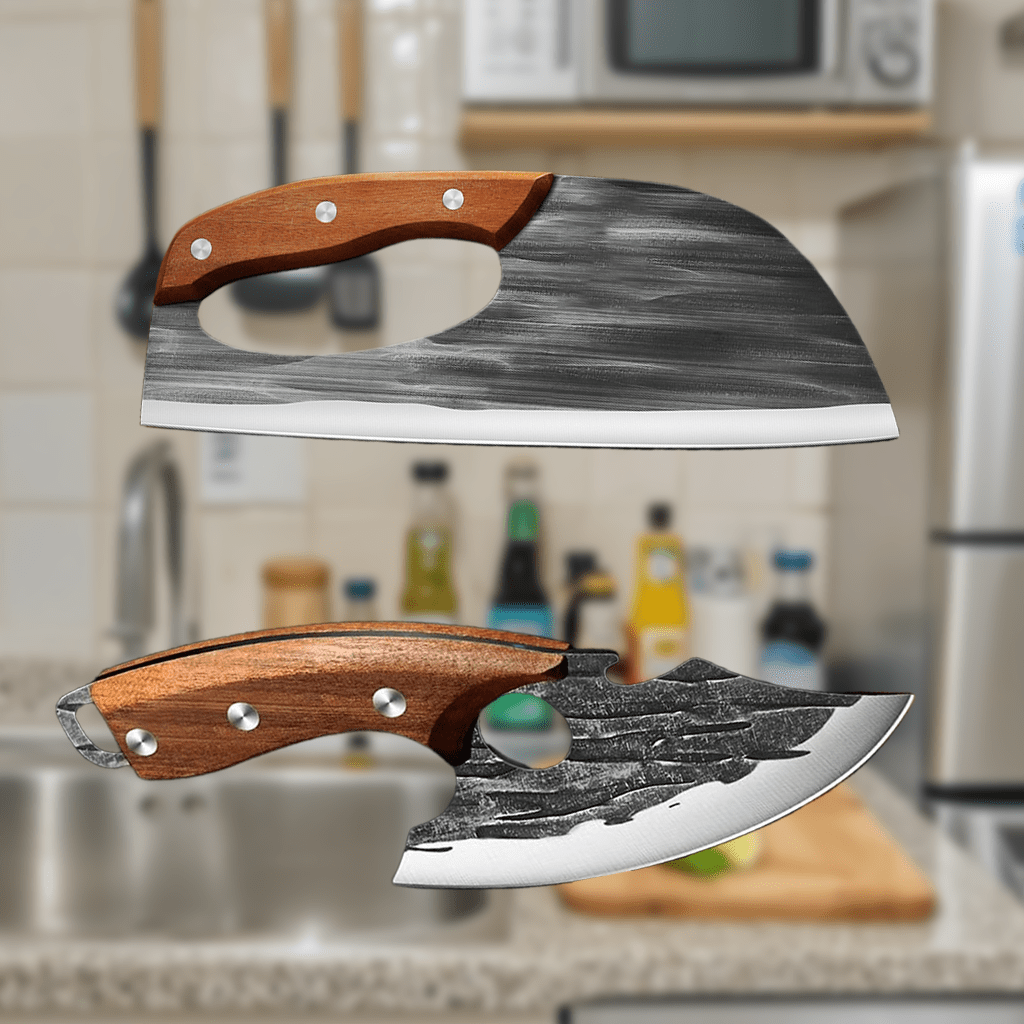 Ultra Sharp Kitchen Knives 2PCS Ergonomic Chopper Set